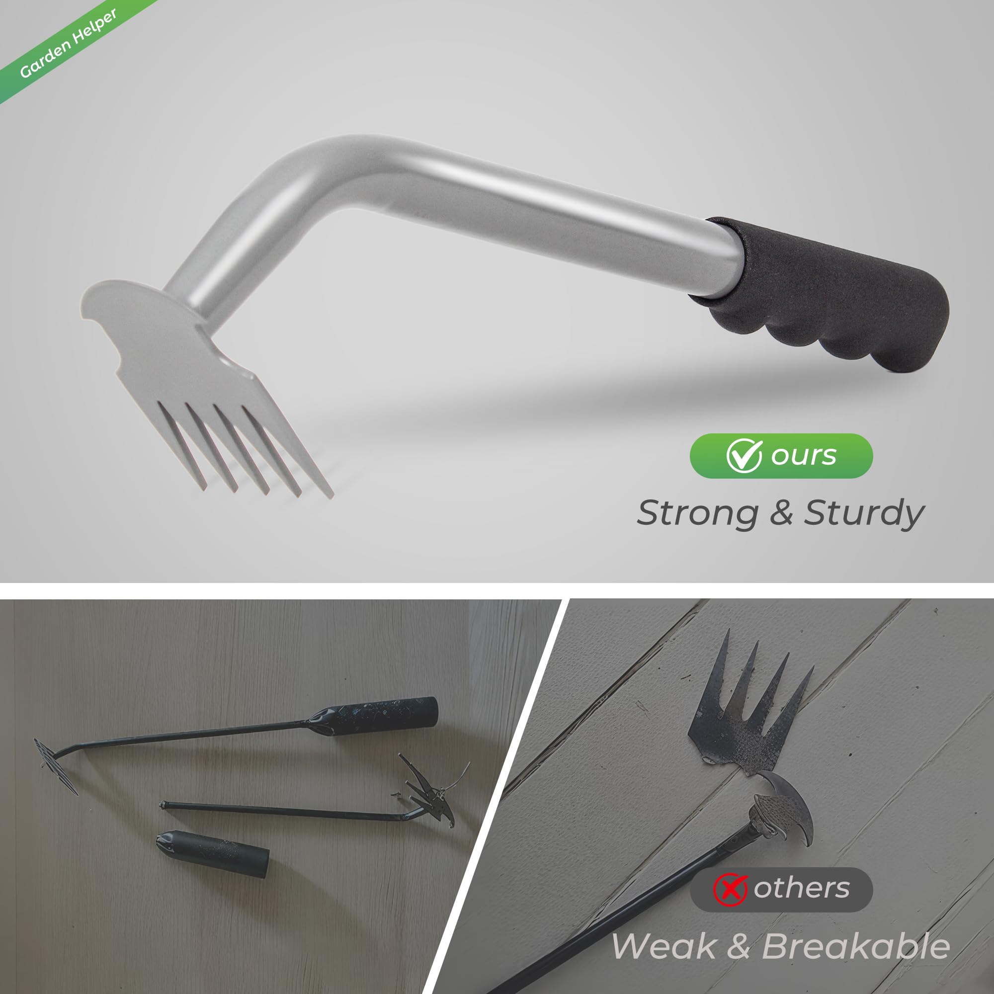 Walensee mango de goma ergonómico para agarre seguro y menos fatiga