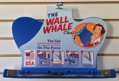 Wall Whale detalle de cerdas de nailon para limpieza duradera