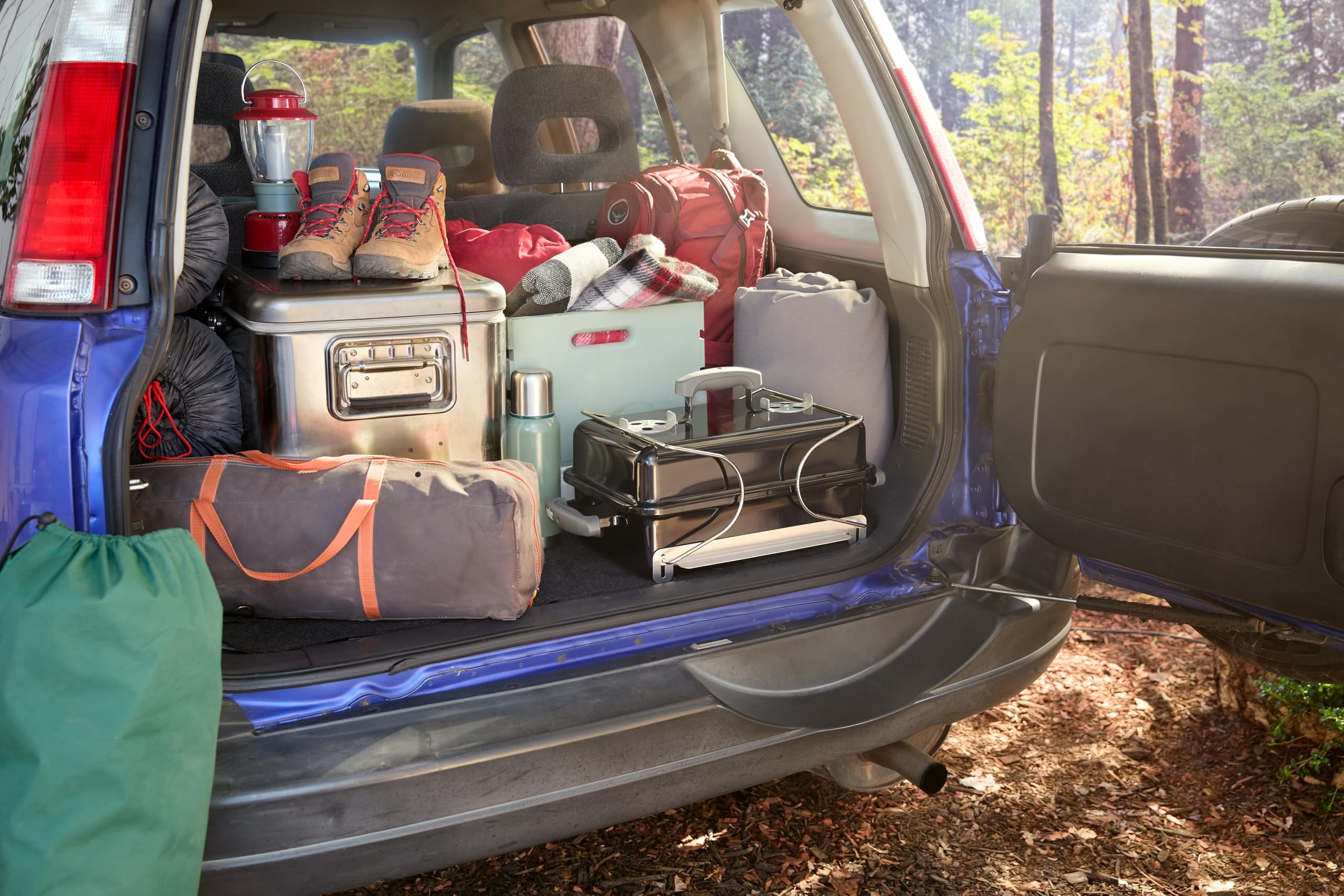 Weber Go‑Anywhere etiqueta con especificaciones que ayuda a elegir correctamente