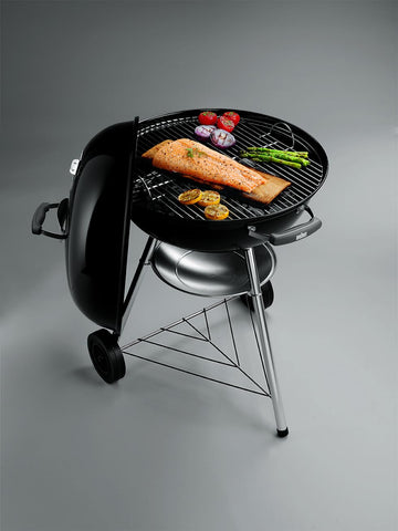 Weber Jumbo Joe tapa cerrada con porcelana, retención de calor eficaz