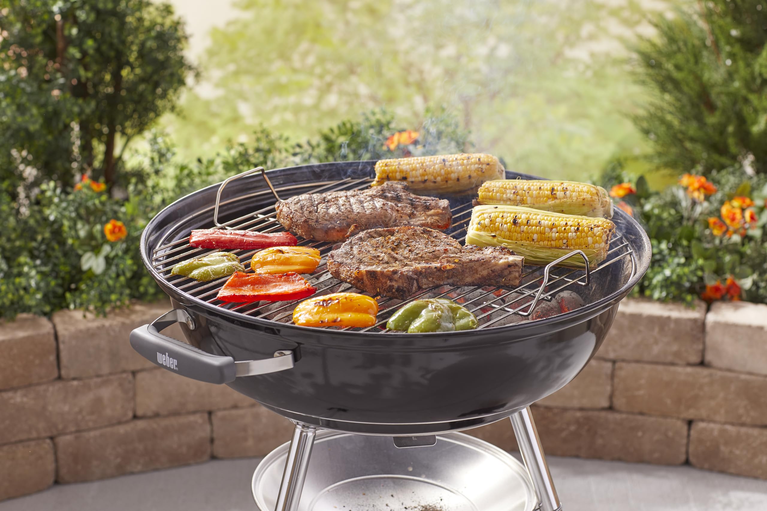 Weber Jumbo Joe recogedor de cenizas en aluminio, limpieza rápida