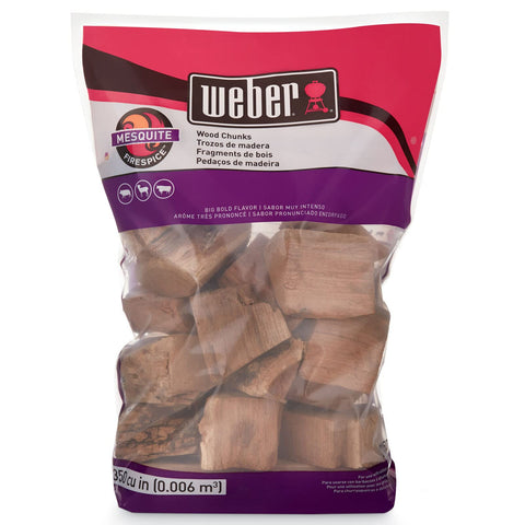 Weber bolsa frontal de mesquite mostrando tamaño y conservación