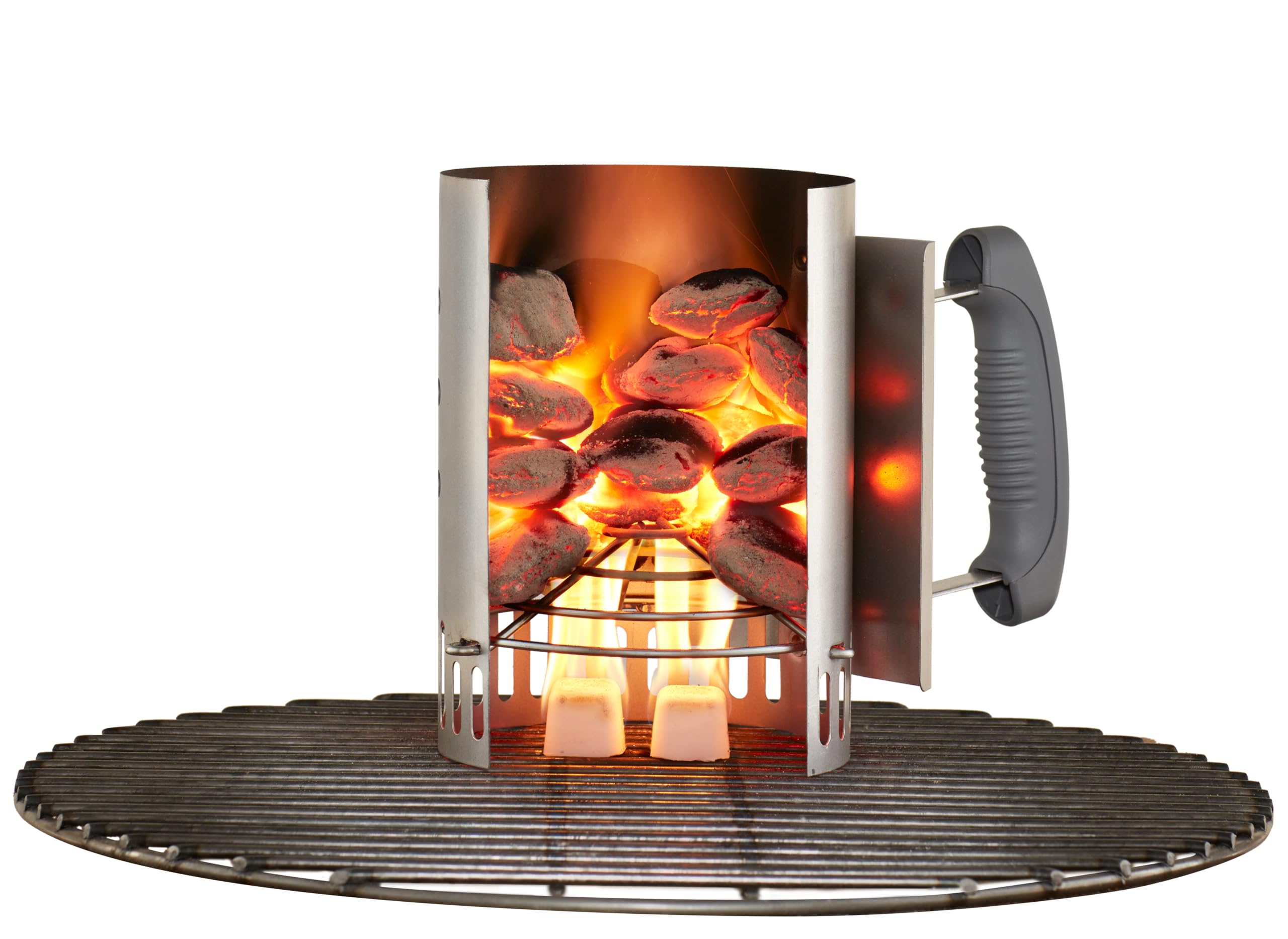 Weber Rapidfire comparación con mano tamaño ideal para parrillas pequeñas