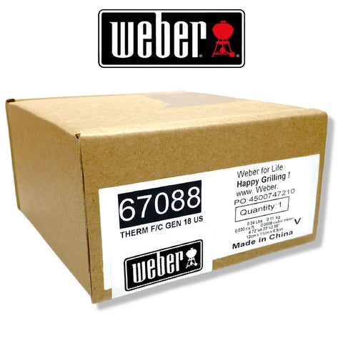 Weber escala dual Fahrenheit y Celsius para lecturas versátiles