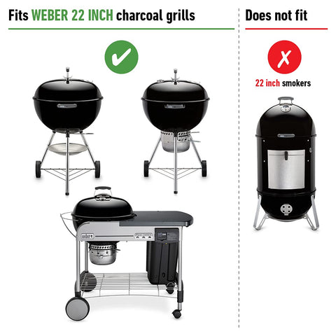Weber textura de acero chapado destacando durabilidad frente al calor