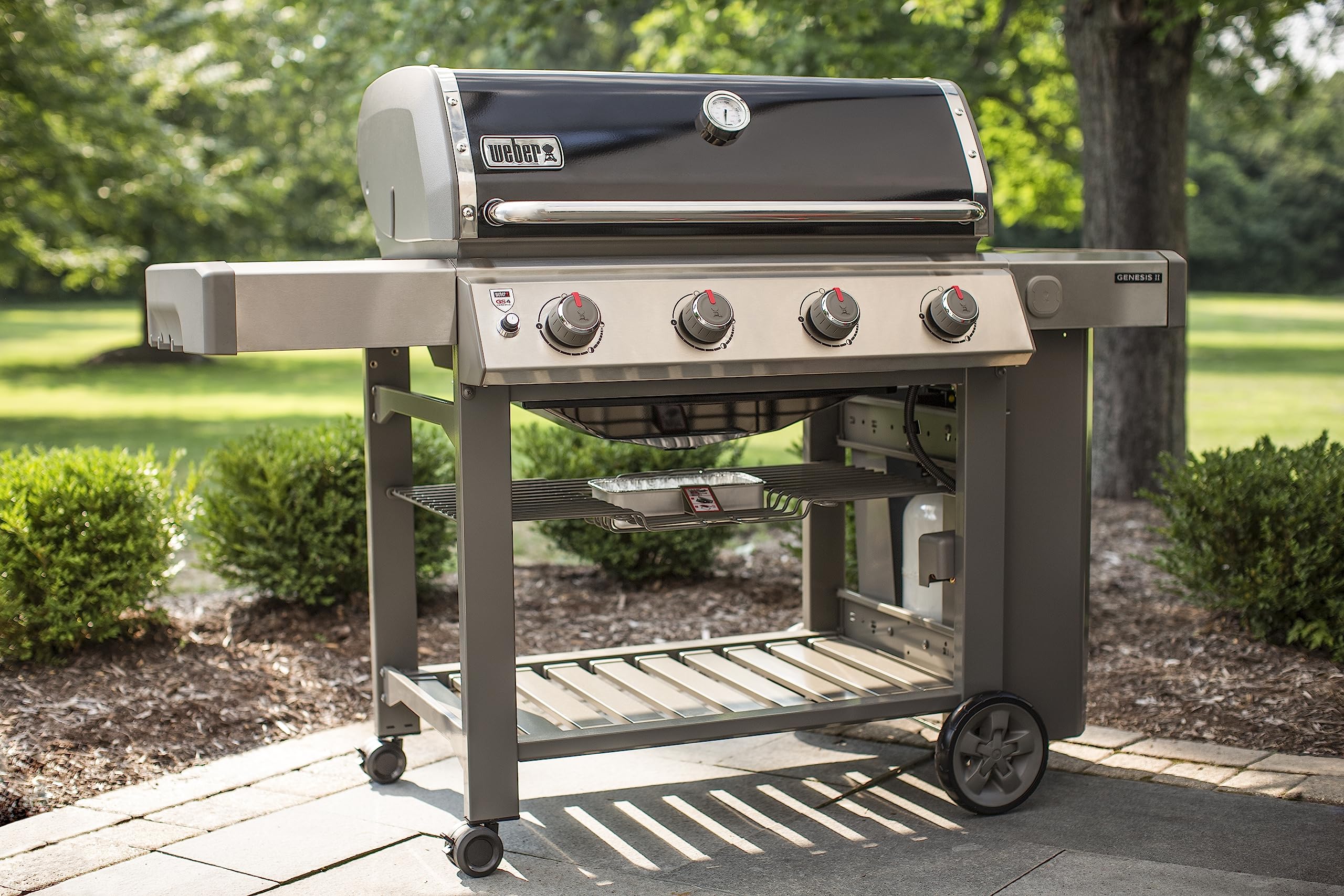 Weber detalle de textura del aluminio resistente y reciclable para limpieza rápida