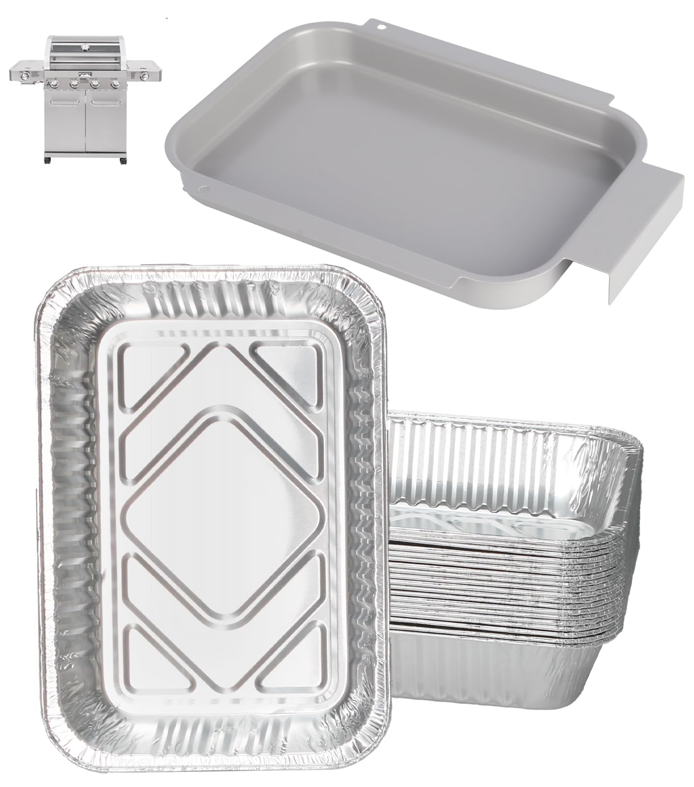WEBROIL caja recogegrasas metálica frontal mostrando su construcción resistente y duradera
