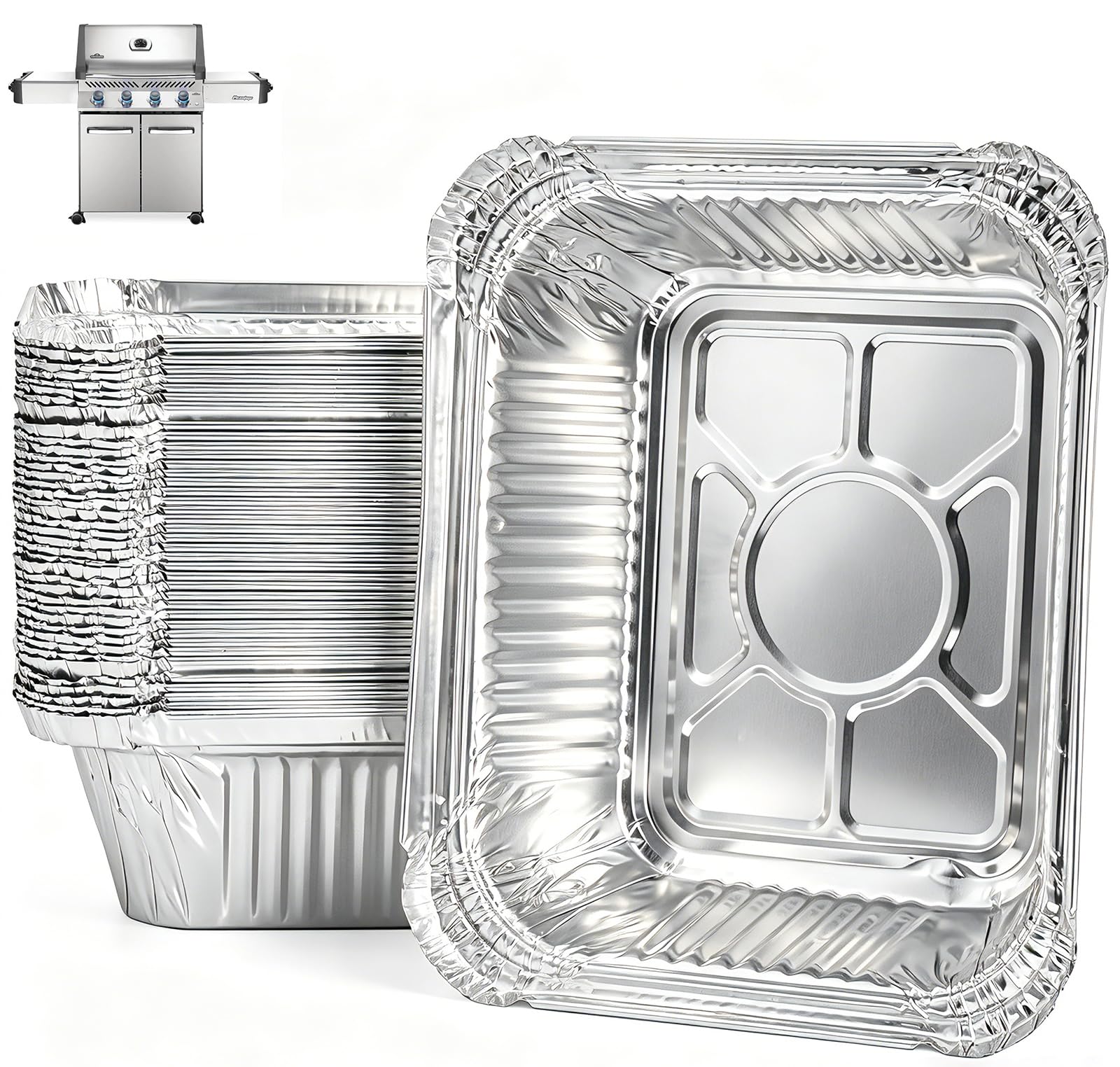 WEBROIL empaque frontal de 40 fundas para bandeja, organiza y protege fácil