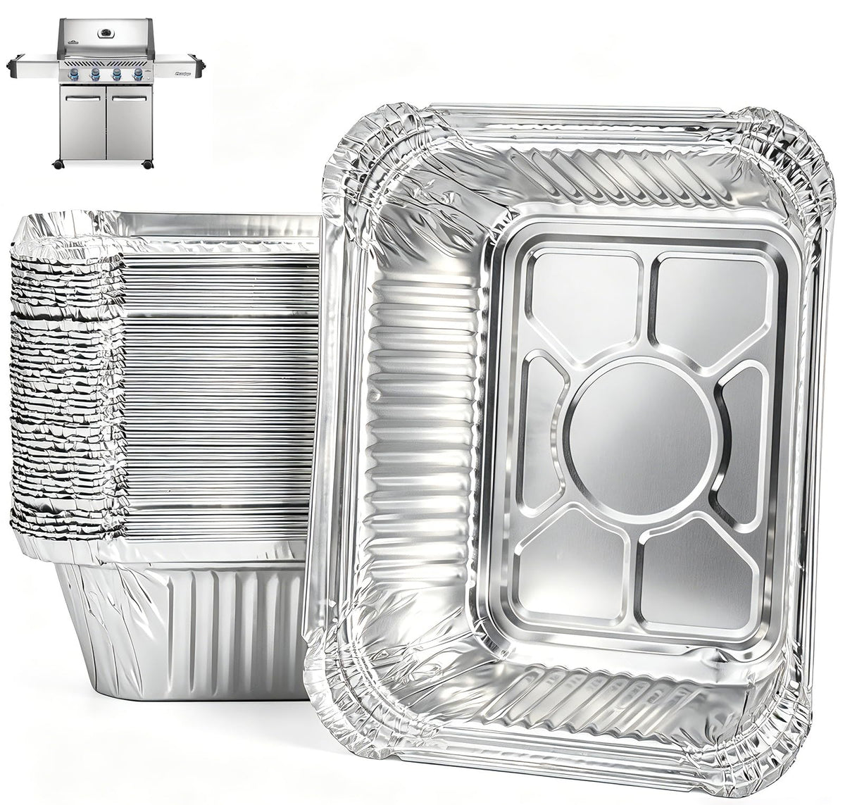 WEBROIL empaque frontal de 40 fundas para bandeja, organiza y protege fácil