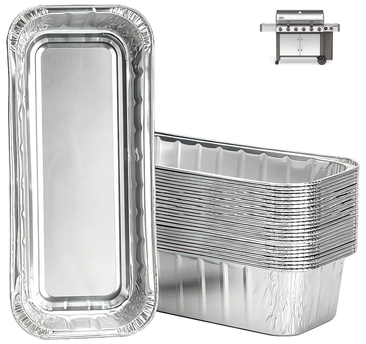 WEBROIL funda frontal colocada en bandeja recogegrasas mostrando ajuste limpio