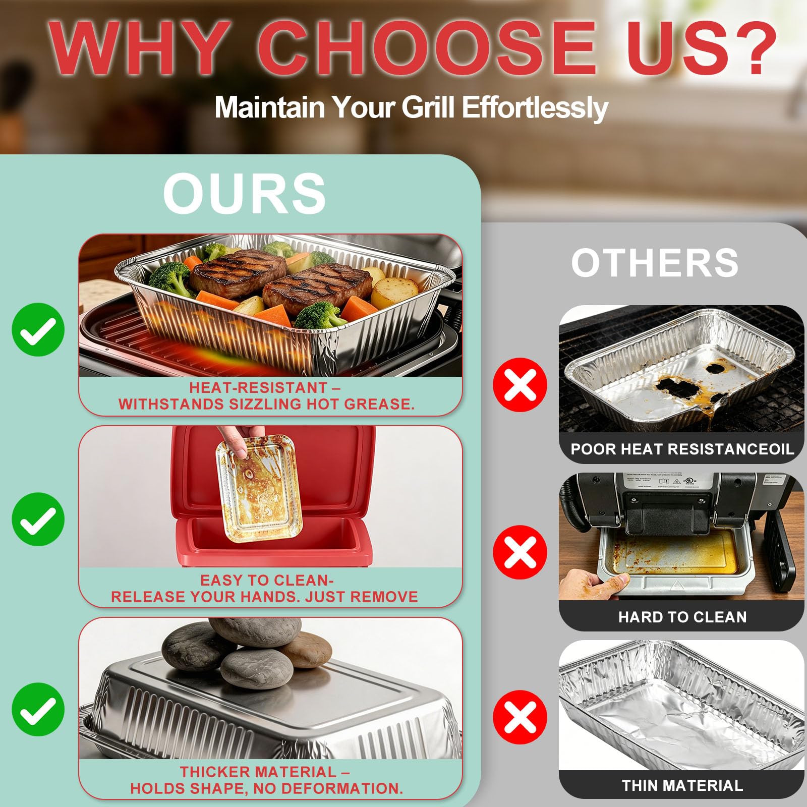 WEBROIL funda recogiendo grasa y líquidos evitando suciedad adherida