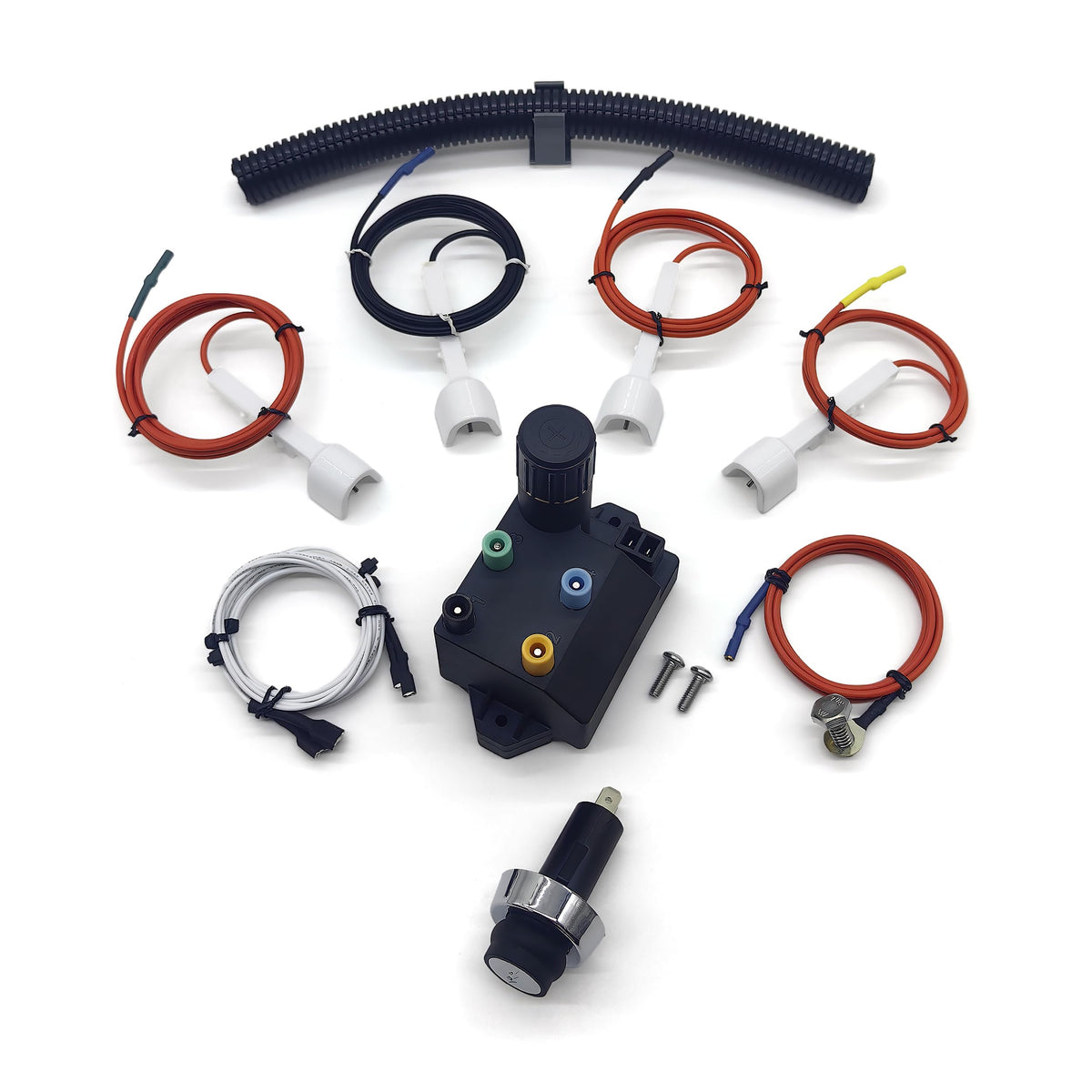 WEMEIKIT módulo de encendido frontal mostrando conectores y diseño duradero