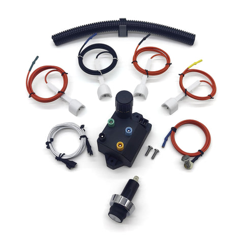 WEMEIKIT módulo de encendido frontal mostrando conectores y diseño duradero
