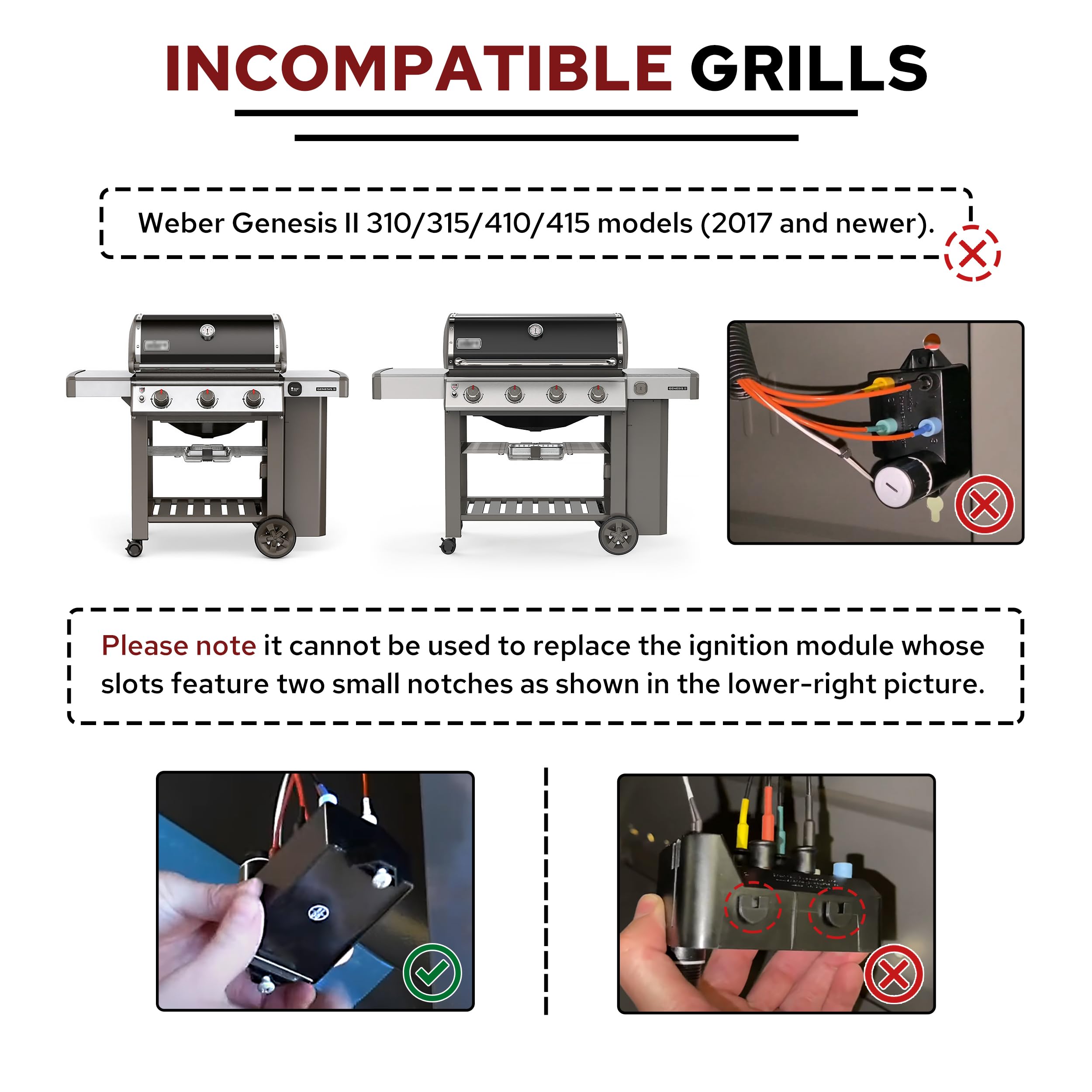 WEMEIKIT instalado en parrilla Weber mostrando compatibilidad y aspecto renovado