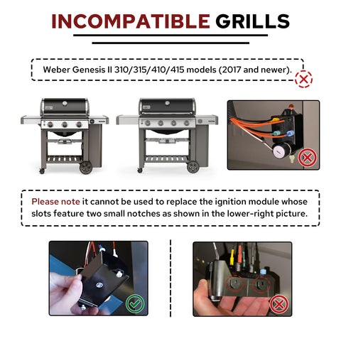 WEMEIKIT instalado en parrilla Weber mostrando compatibilidad y aspecto renovado