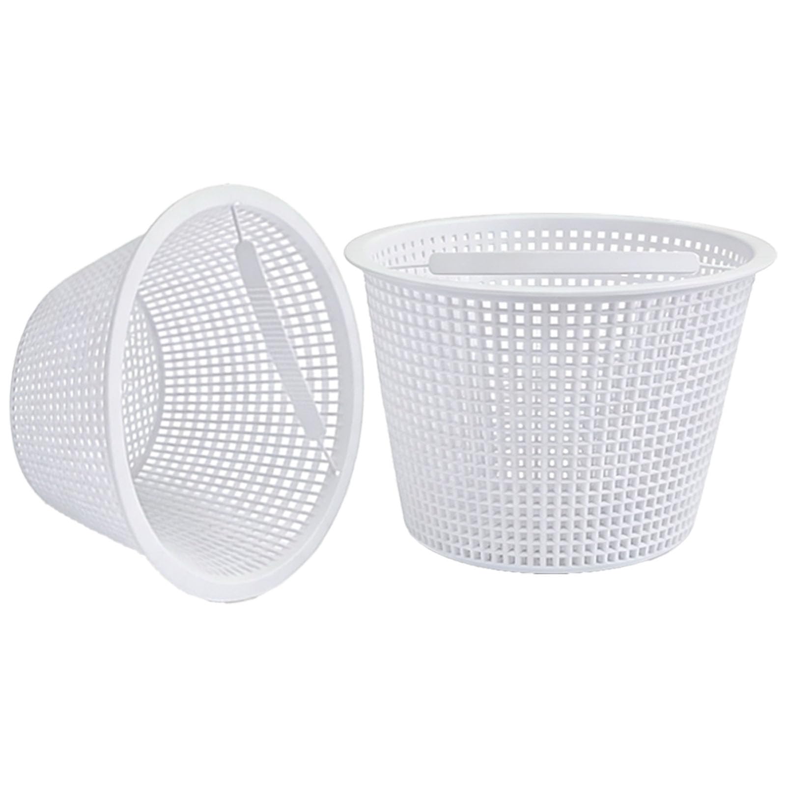 WENPENG cesta skimmer frontal mostrando forma y ajuste para limpieza rápida