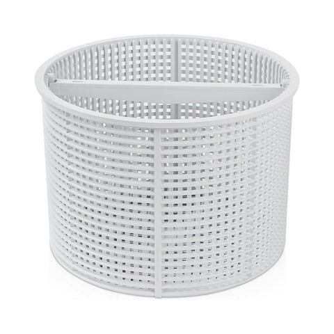 WENPENG cesta skimmer frontal mostrando forma y encaje, facilita reemplazo