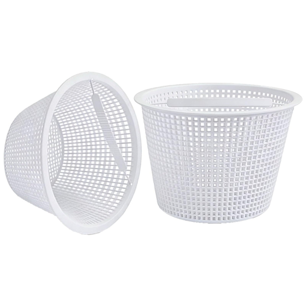 WENPENG cesta skimmer frontal mostrando forma y ajuste para limpieza rápida