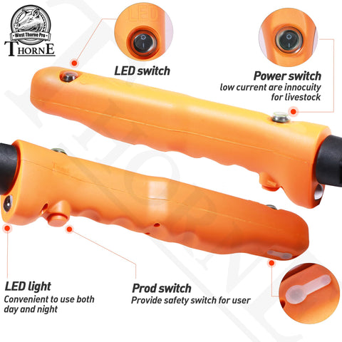 West Thorne Pro luz LED encendida que mejora la visibilidad nocturna