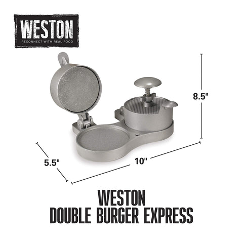 Weston formando hamburguesa rellena para recetas stuffed sin romperse