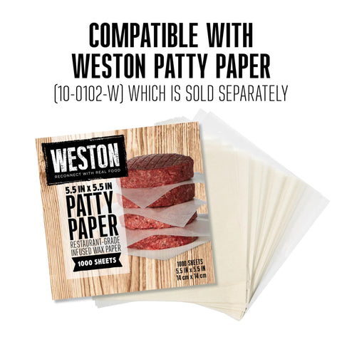 Weston detalle del mango con marcas ajustables de peso y grosor