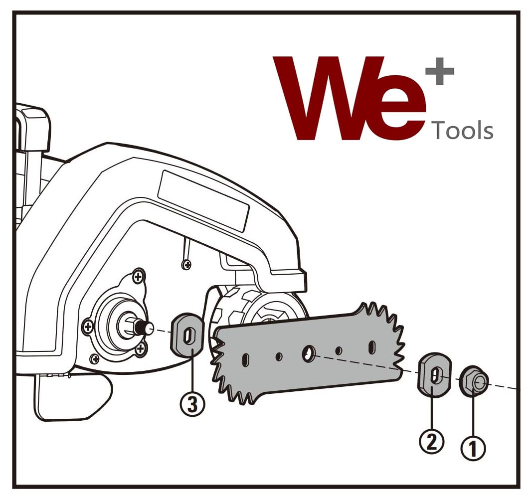 WETOOLPLUS resultado de corte en césped mostrando bordes limpios y mejor acabado