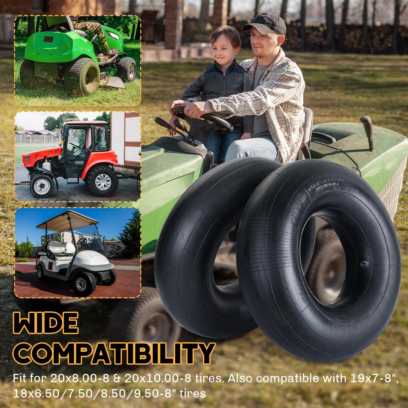 weyleity etiqueta con medidas 20x8.00-8 y 20x10.00-8 y características