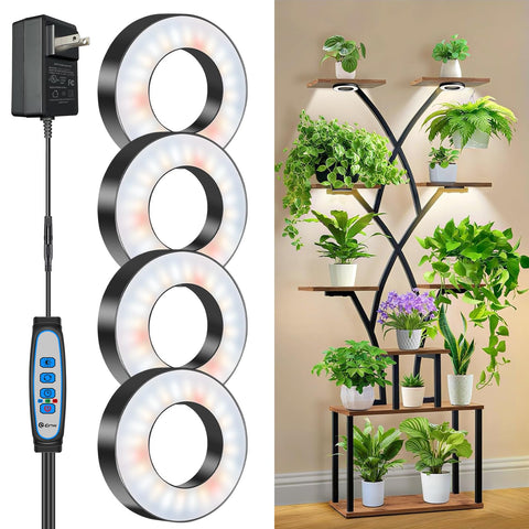 Wiaxulay vista frontal del panel LED, iluminación precisa para macetas