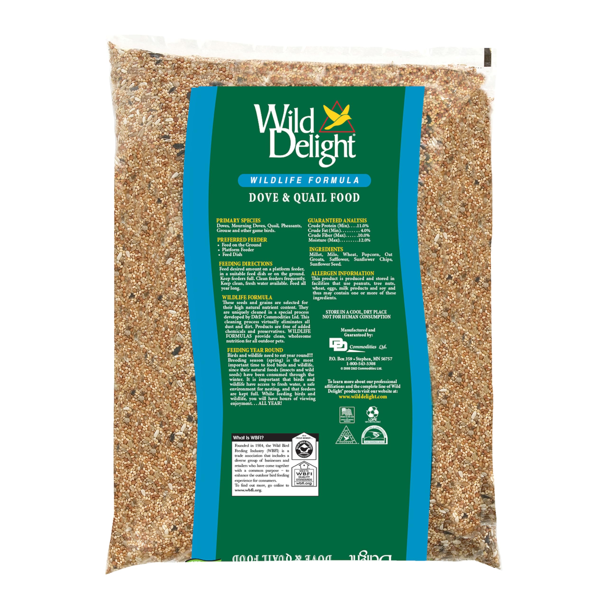 Wild Delight primer plano de la mezcla de semillas que ofrece variedad nutricional