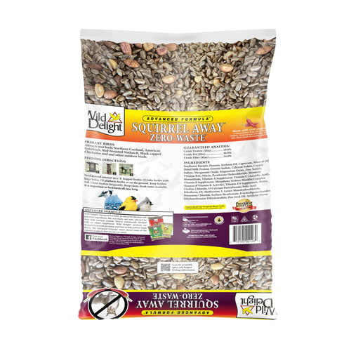 Wild Delight detalle de semillas mezcla premium, beneficio nutricional claro