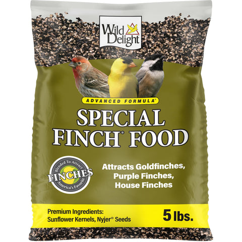Wild Delight bolsa frontal 5 lb mostrando mezcla premium y beneficio atracción