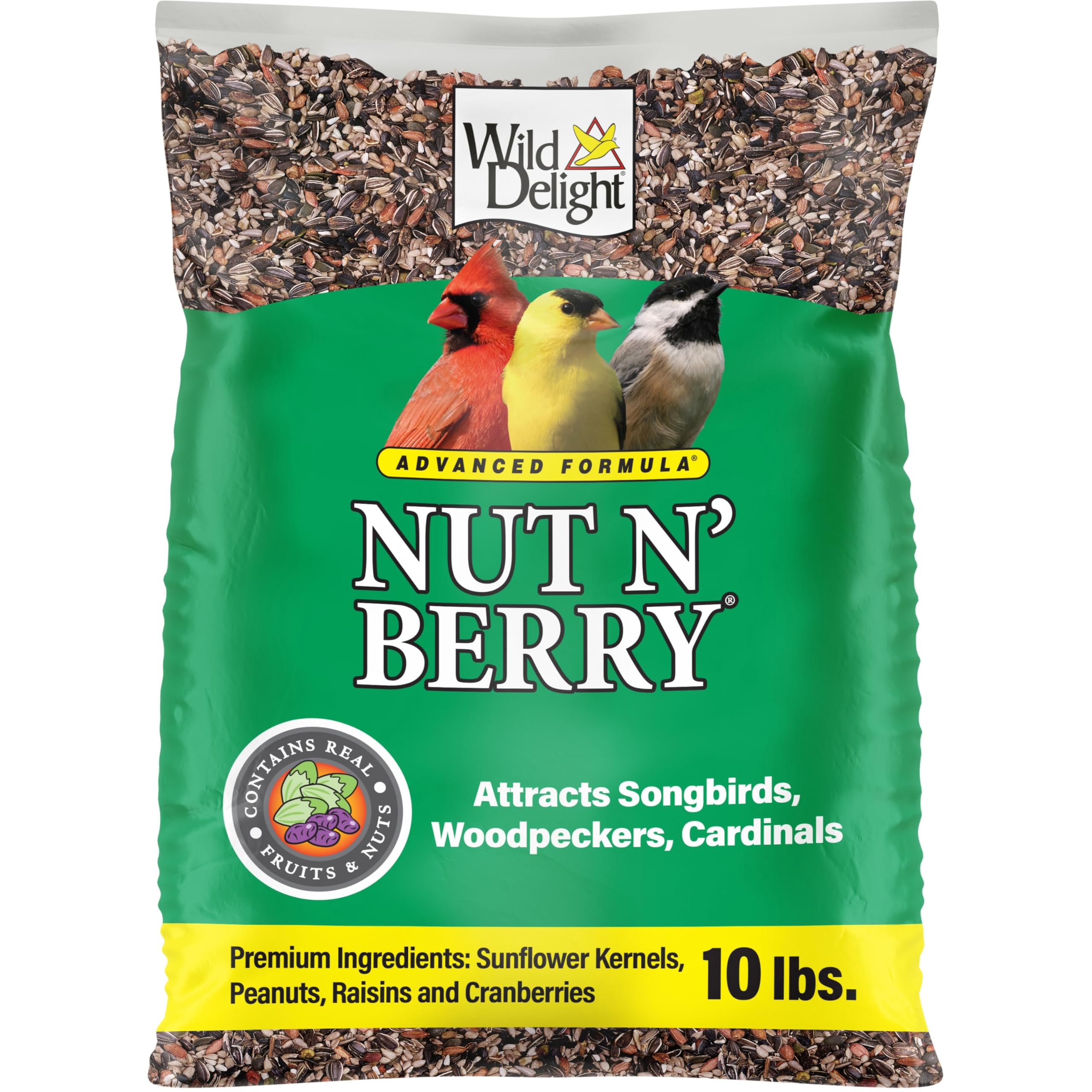 Wild Delight paquete frontal Nut N' Berry muestra atractivo y calidad