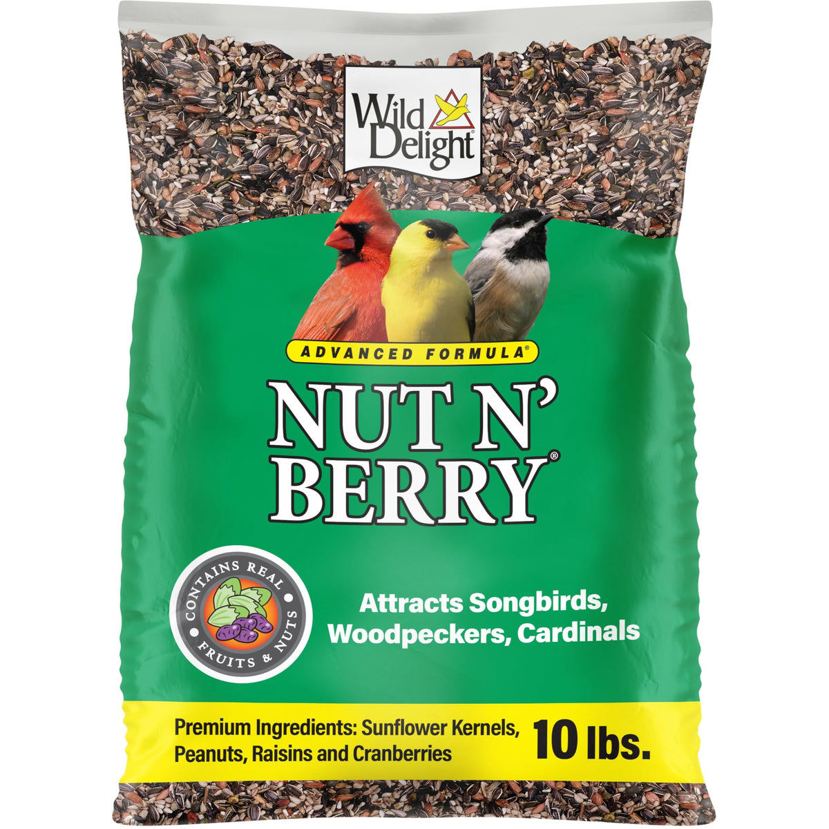 Wild Delight paquete frontal Nut N' Berry muestra atractivo y calidad