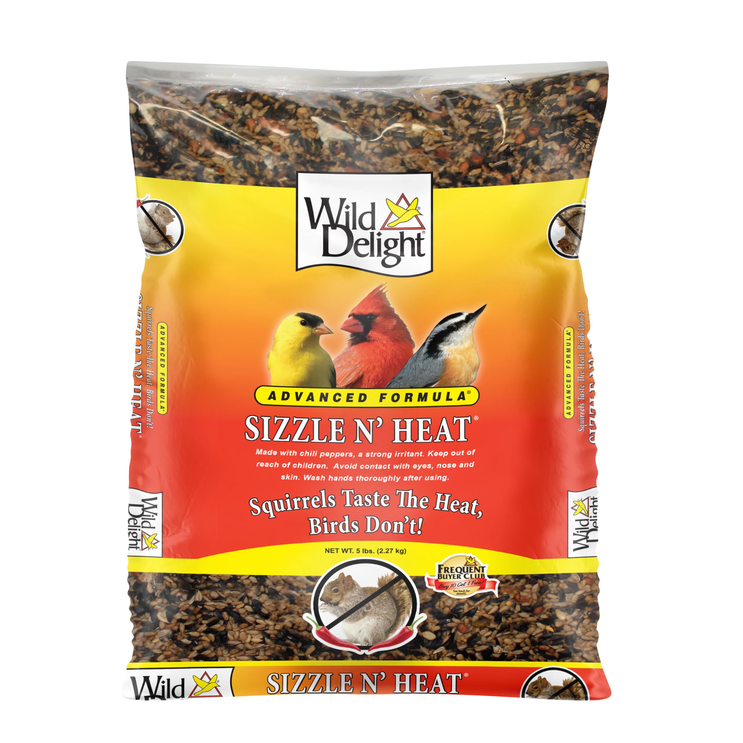 Wild Delight detalle de semillas y nueces para mayor atracción