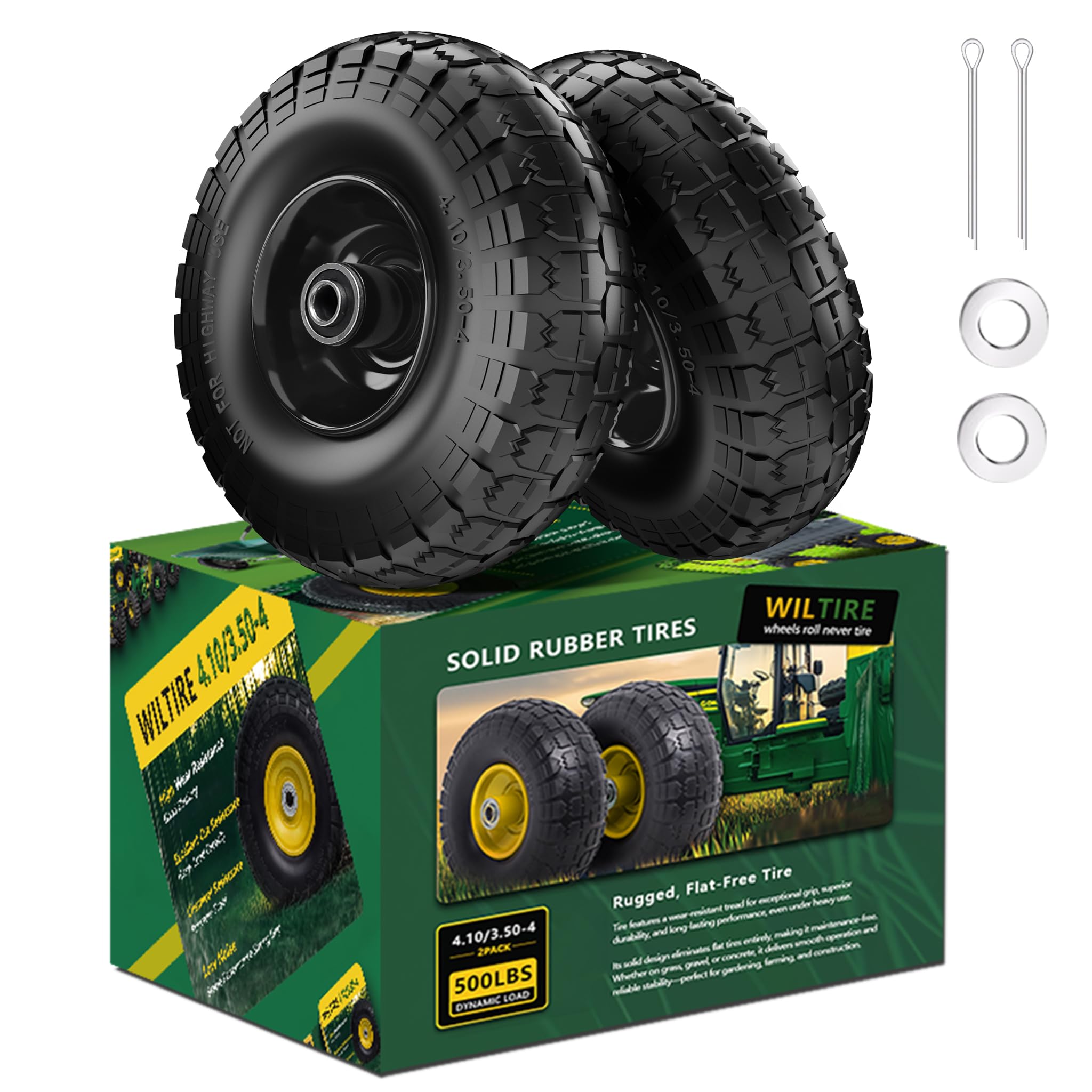 Wiltire rueda frontal montada lista para instalar resistencia y durabilidad