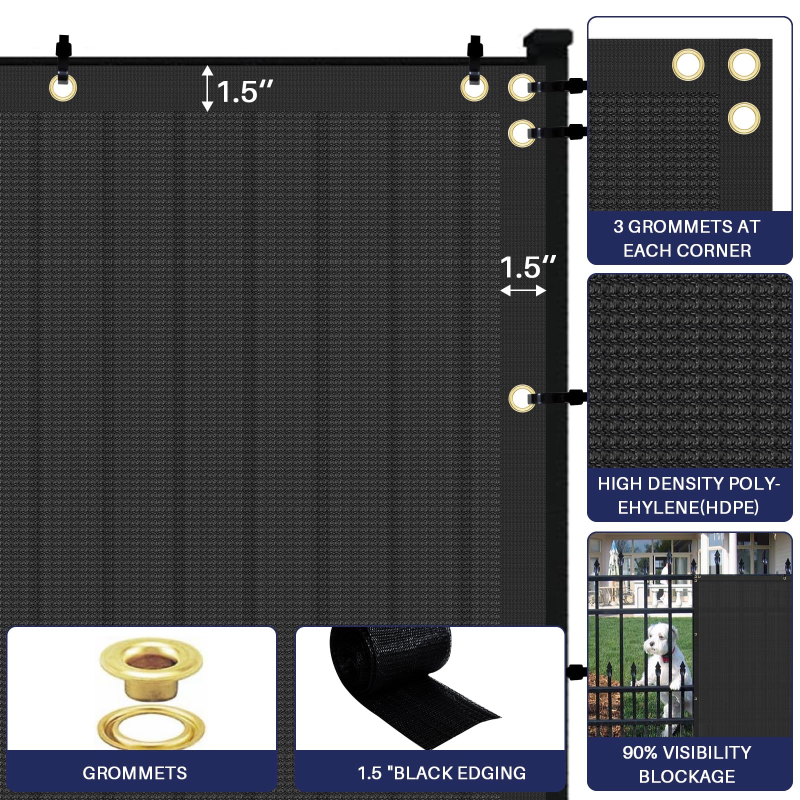 Windscreen4less en piscina y jardín mejorando privacidad y seguridad