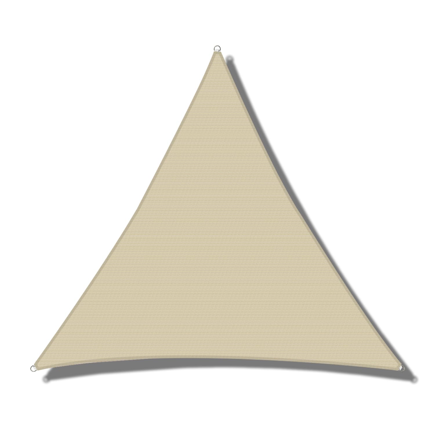 Windscreen4less vista frontal del toldo beige mostrando cobertura amplia y estética
