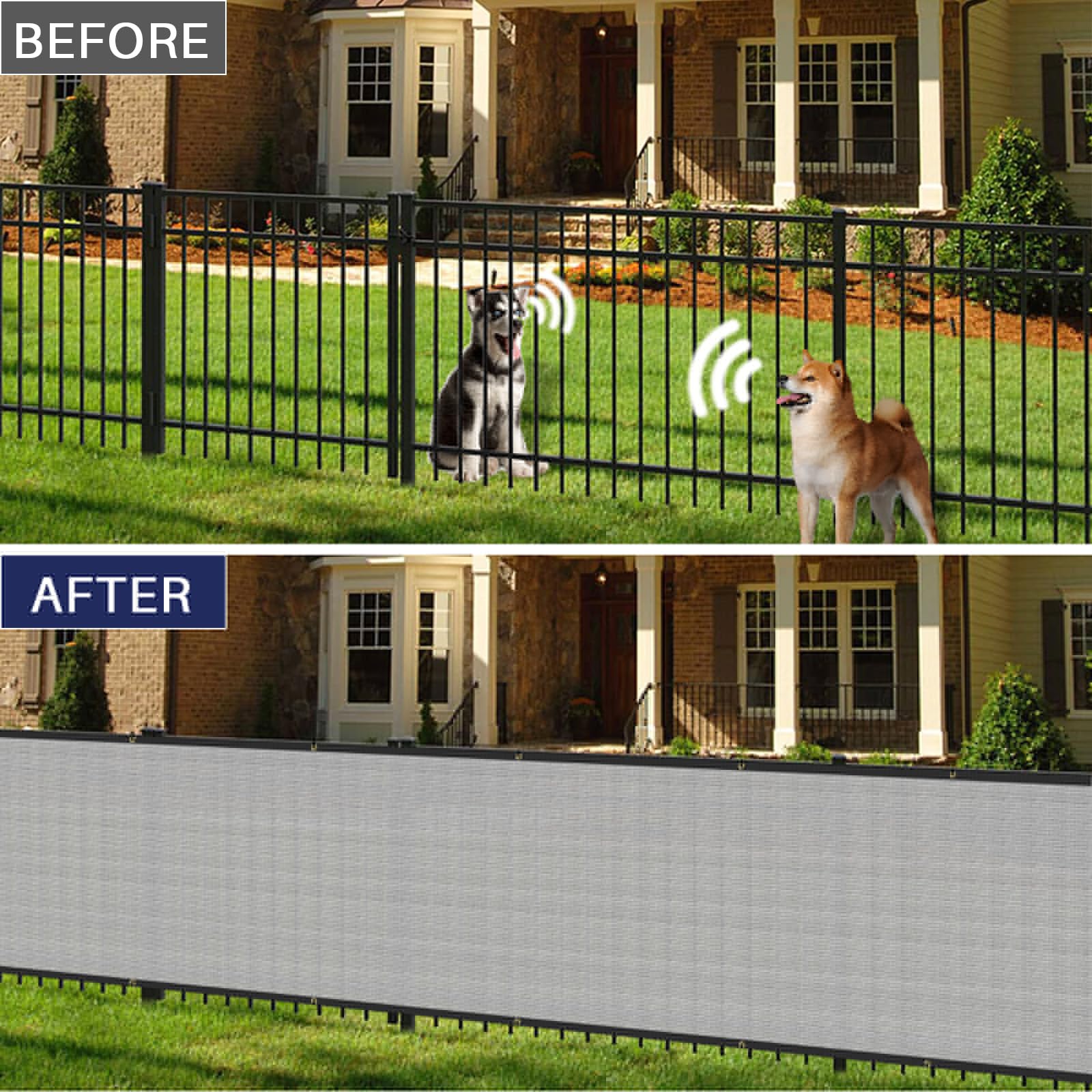 Windscreen4less textura del tejido 150GSM resistente que dura más