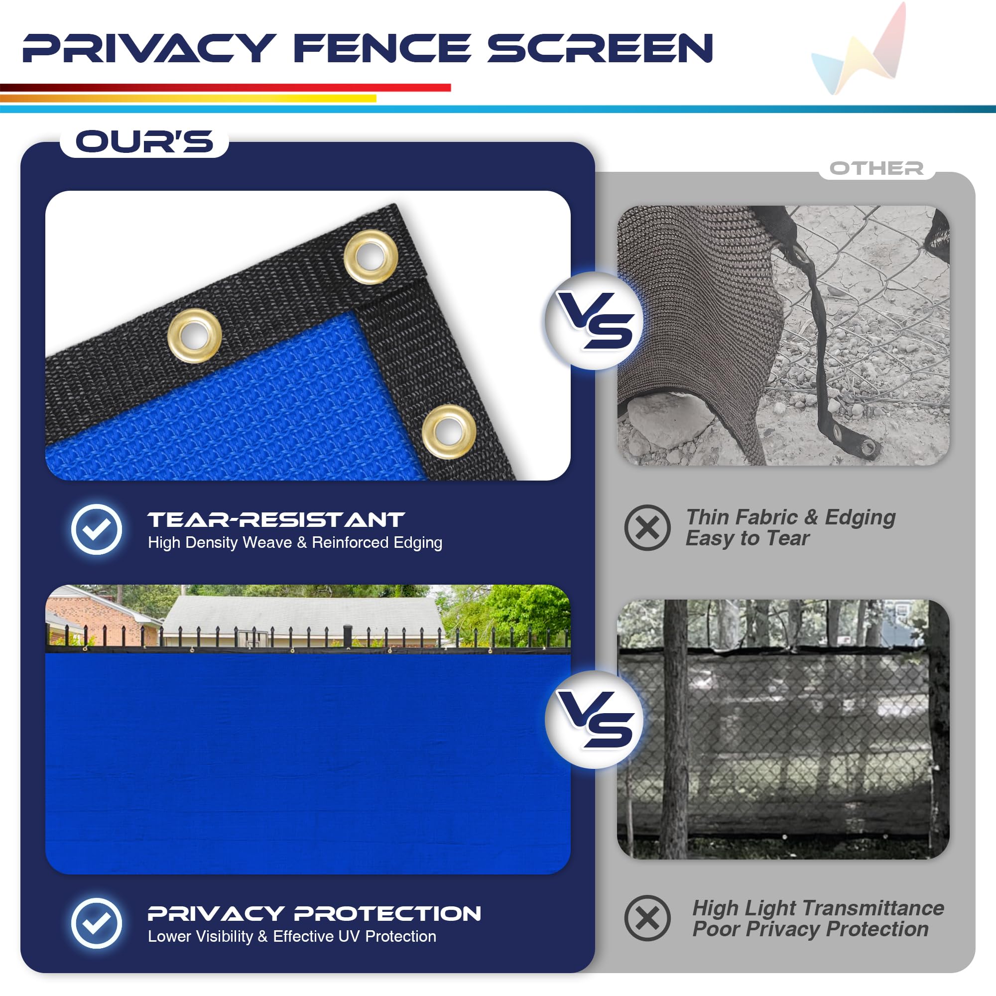 Windscreen4less pantalla usada alrededor de una piscina para privacidad y sombra