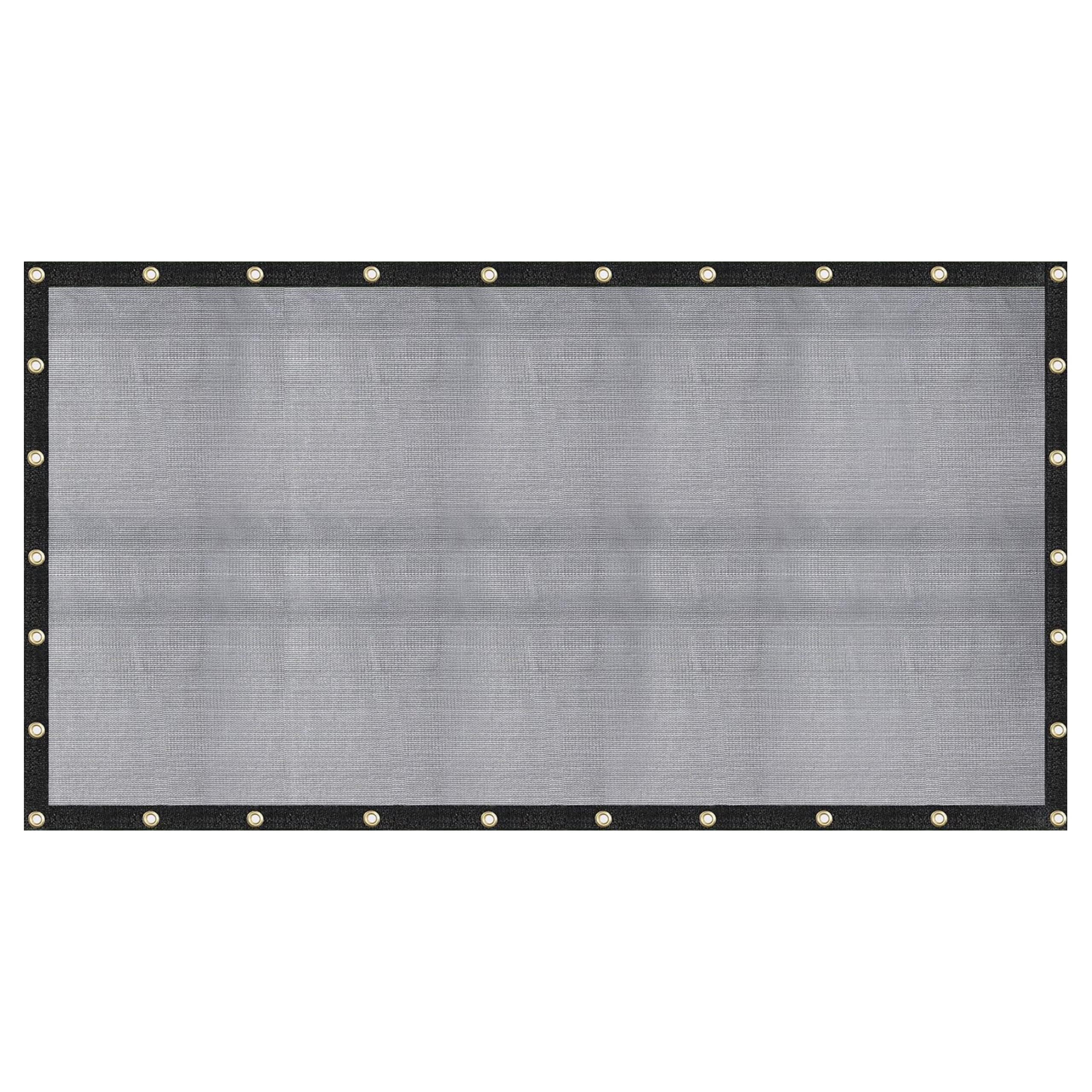 WindscreenSupplyCo toldo 12x16 ft vista frontal, protección solar duradera