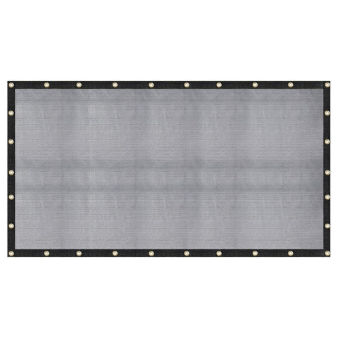 WindscreenSupplyCo toldo 12x16 ft vista frontal, protección solar duradera