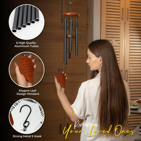Windsplay colgante de madera listo para mensajes personalizados y recuerdo íntimo