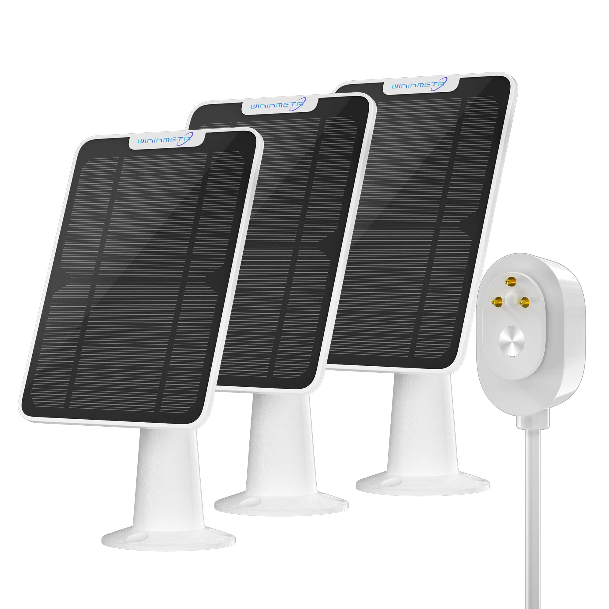 WININMETA panel frontal mostrando superficie monocristalina y diseño resistente