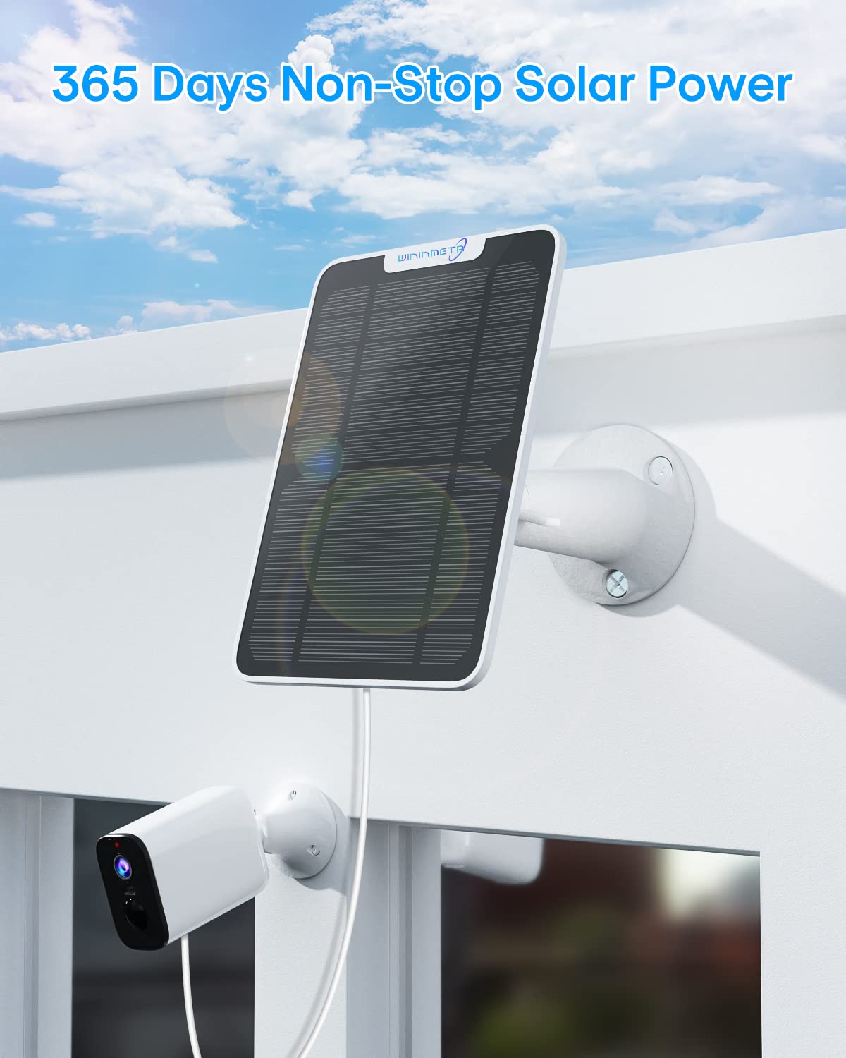 WININMETA soporte ajustable 360 grados para orientar panel y maximizar sol