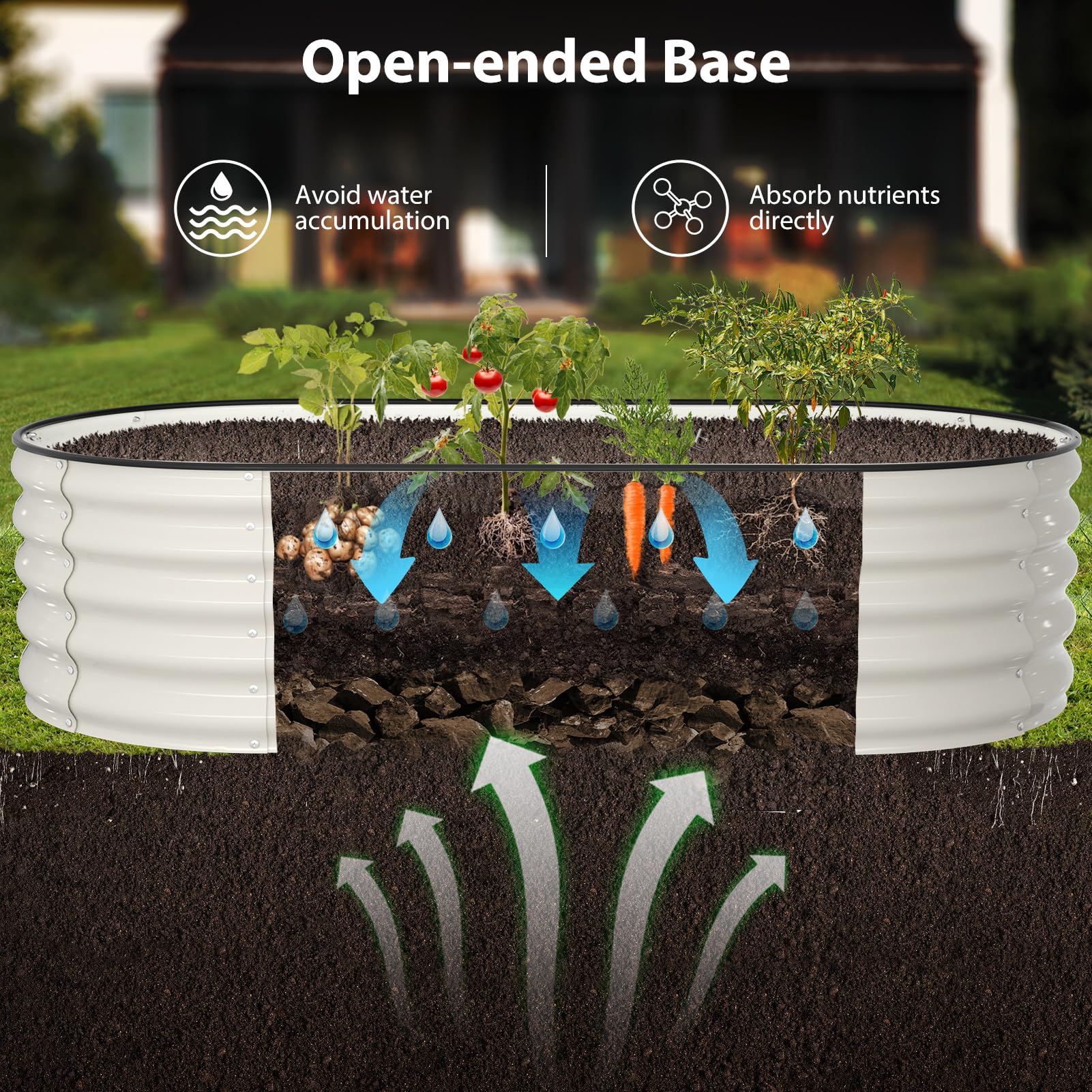 Winpull jardinera blanca en terraza aporta estética y funcionalidad