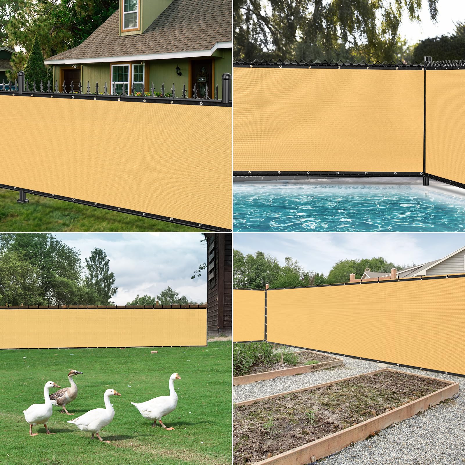 Winpull ambiente de patio privado mejorado con la malla