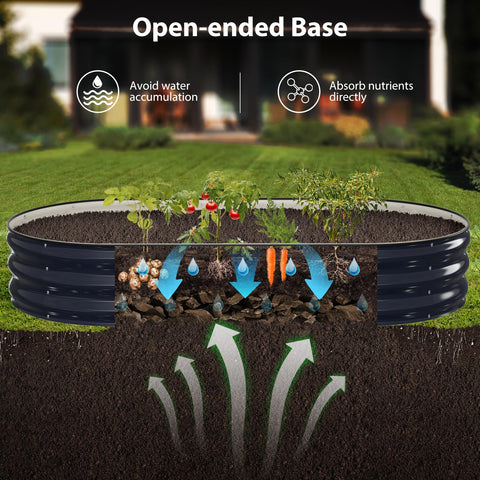 Winpull plantando verduras y hierbas con mejor drenaje y espacio útil