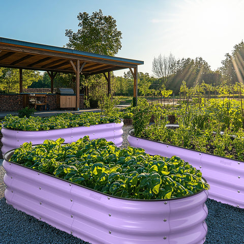 Winpull macetero en ambiente de jardín realza decoración exterior
