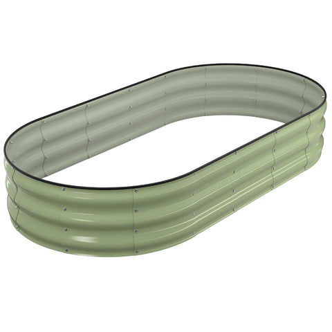 Winpull vista frontal de la jardinera verde aguacate mostrando su estructura resistente