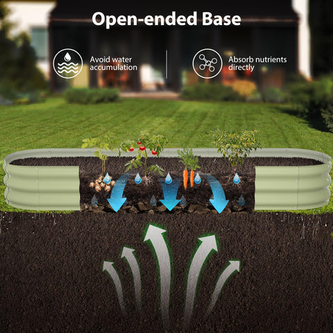 Winpull jardinera en uso con verduras para cosechas más organizadas